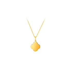 10K/14K Gold Clover Timeless Infinity Necklace