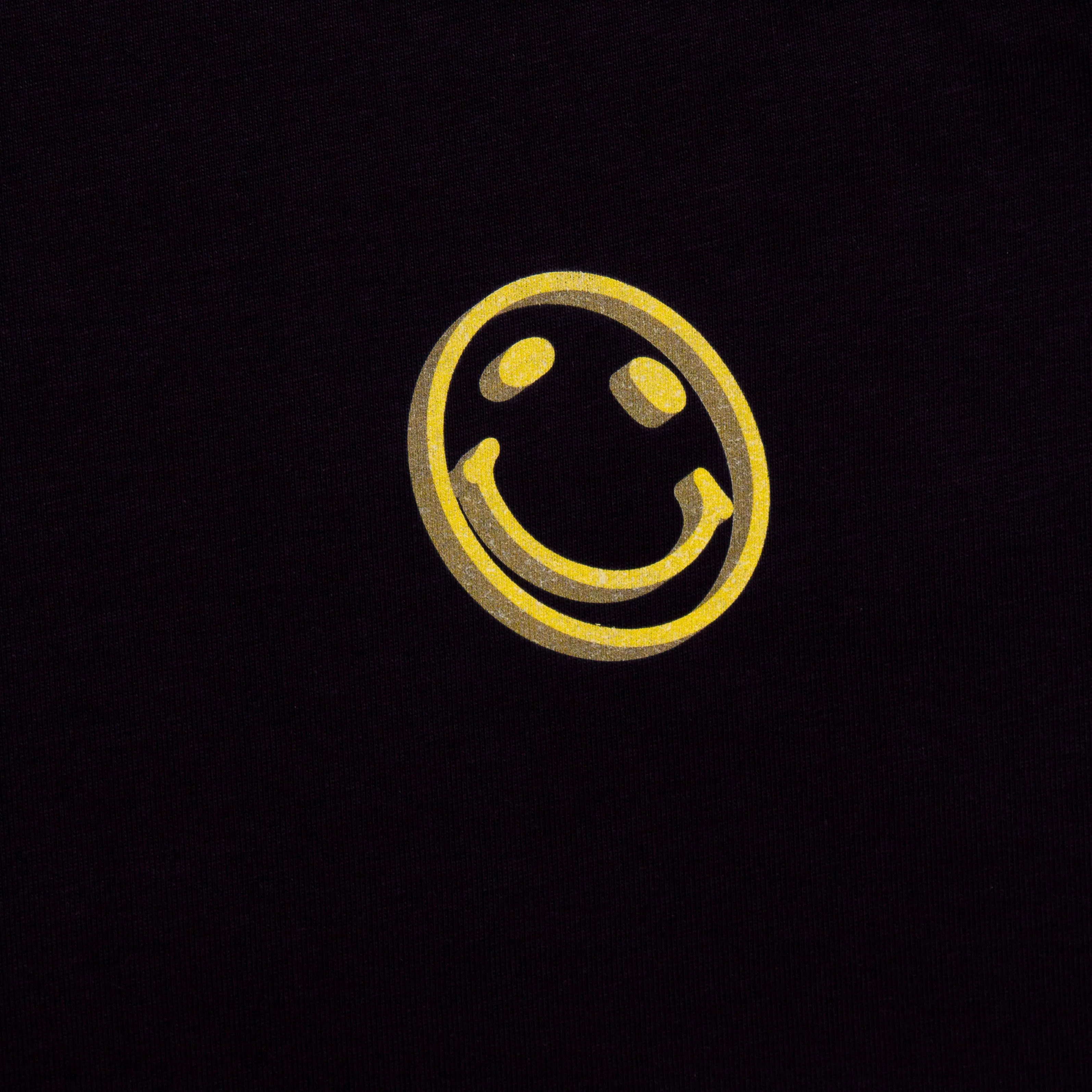 3D Side Smiley - Tshirt - Black