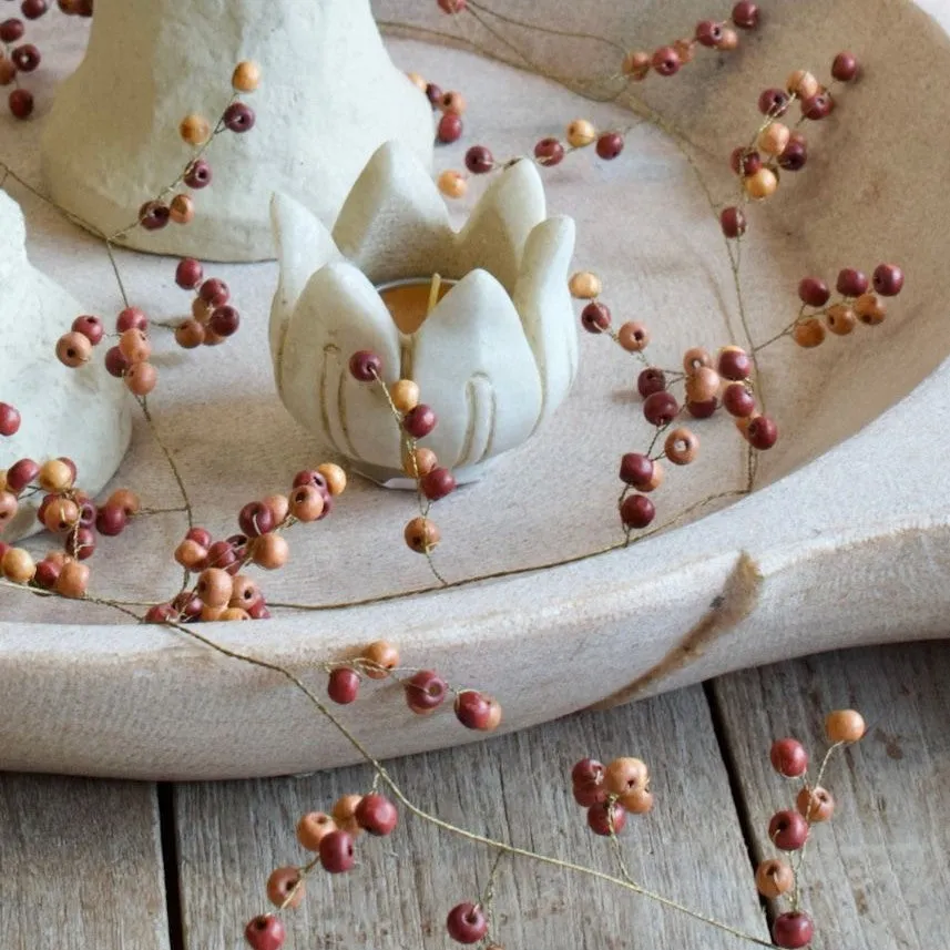Autumn Red and Orange Berry Garland