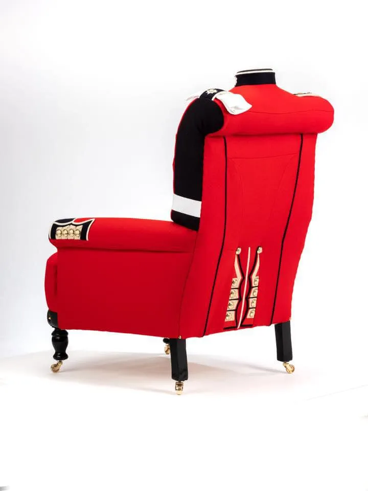 Bespoke Military Uniform Themed Chairs (Contact Us for Pricing)