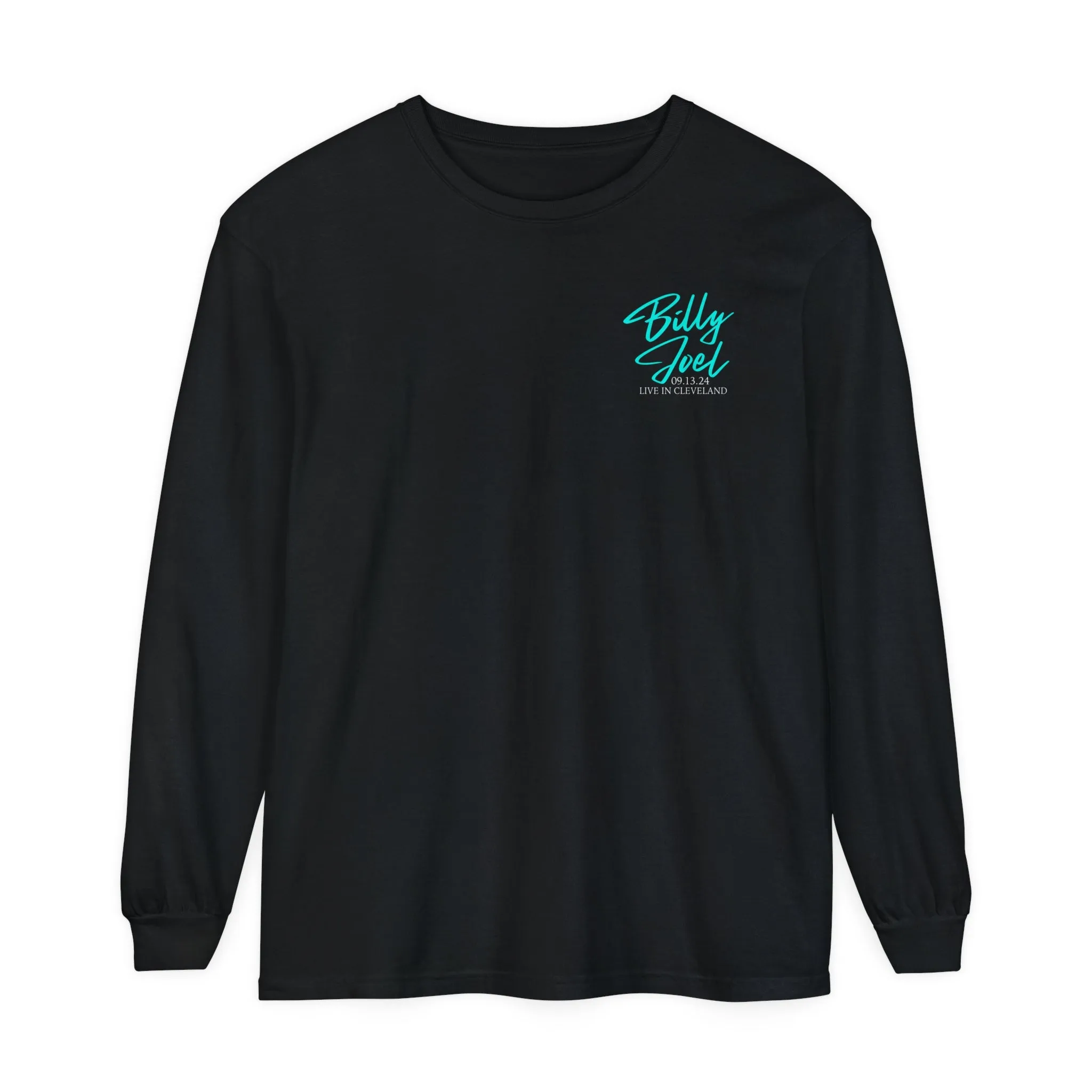 Billy Joel "9-13-24 Cleveland Set List" Garment Dyed Long Sleeve - Online Exclusive