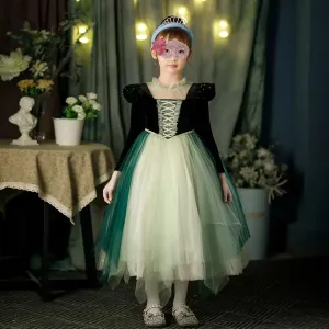 Black and Green Princess Dress