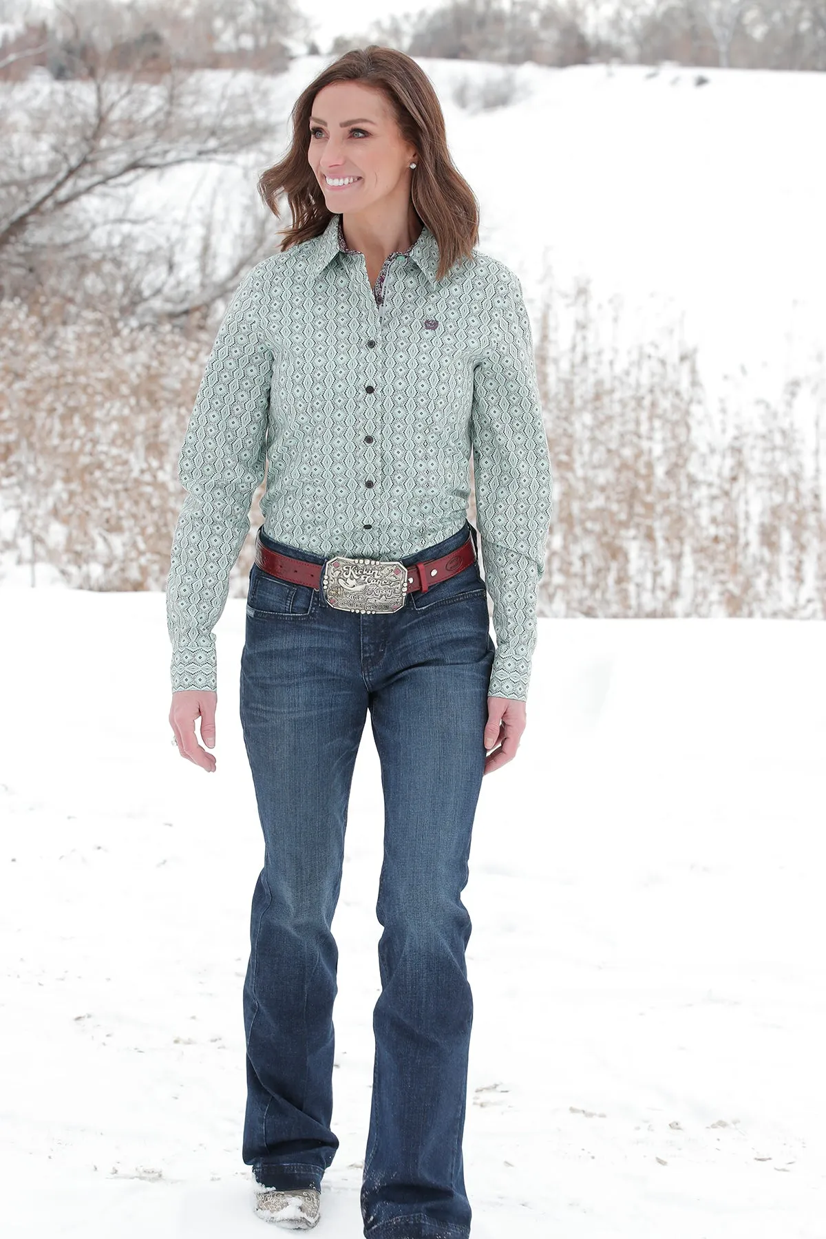 Cinch Ladies Button Up