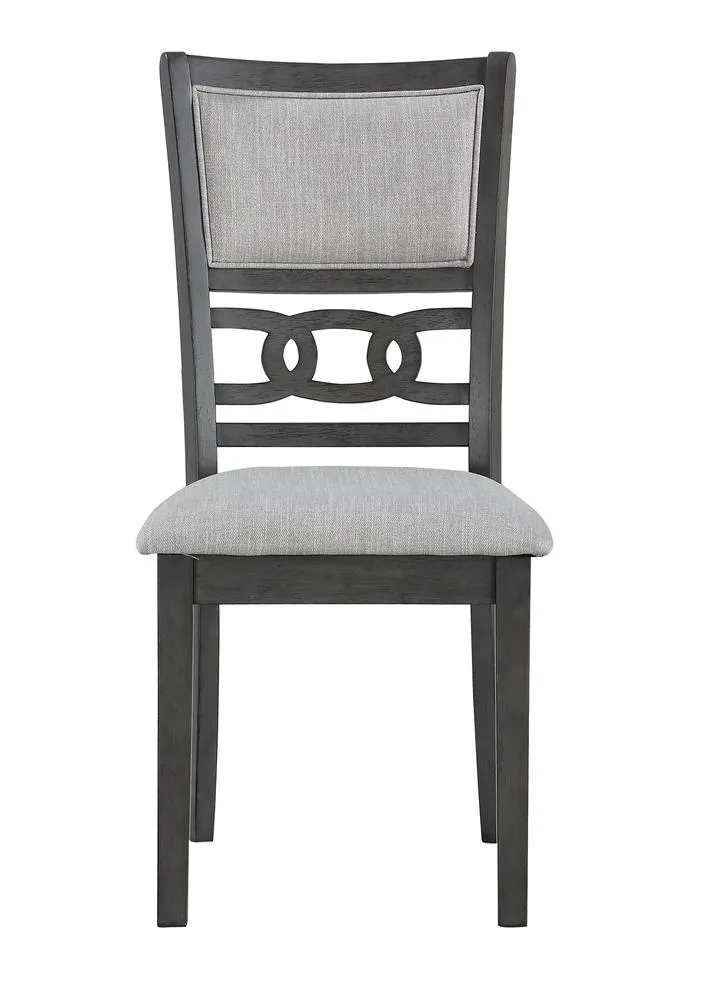 Dominique Dining Set in Grey Solid Wood