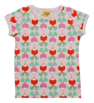 DUNS Short Sleeved T-shirt - Radish Blushing Bride