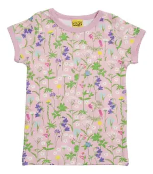 DUNS Short Sleeved T-shirt - Wild Flowers Pink