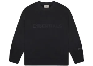 ESSENTIALS FOG 3D SILICON CREWNECK BLACK