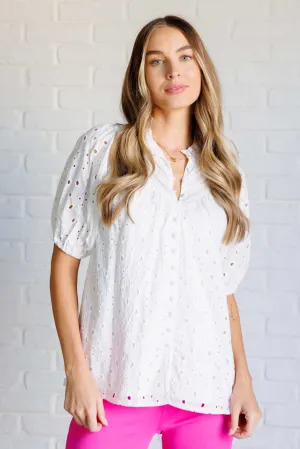 Eyelet Lace Blouse