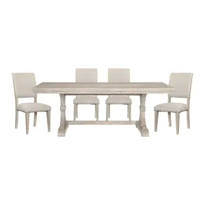 Fallon Collection 5 Piece Dining Set