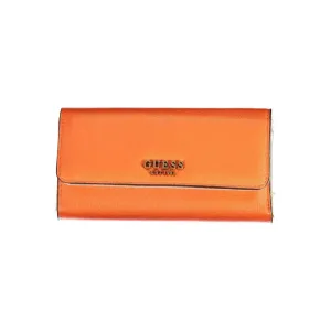 Guess Jeans Orange Polyethylene Women Wallet