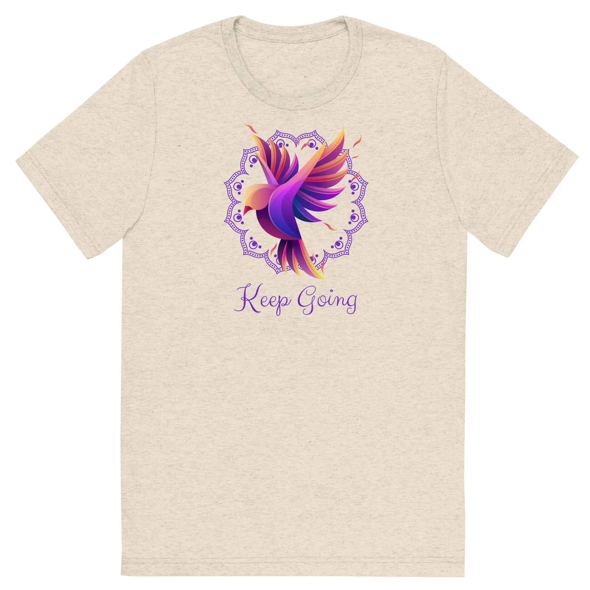 Keep Going Bird - Short sleeve t-shirt, comfy, soft, fitted look