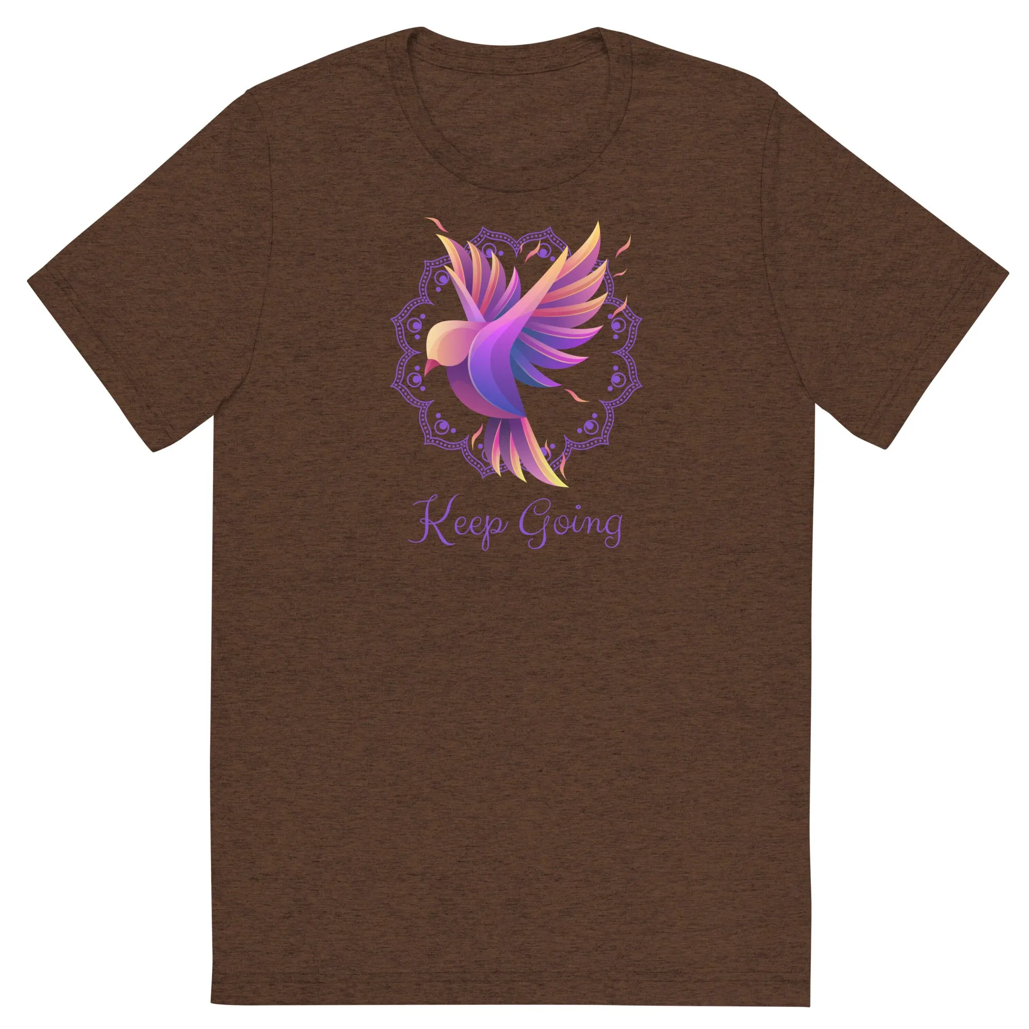 Keep Going Bird - Short sleeve t-shirt, comfy, soft, fitted look