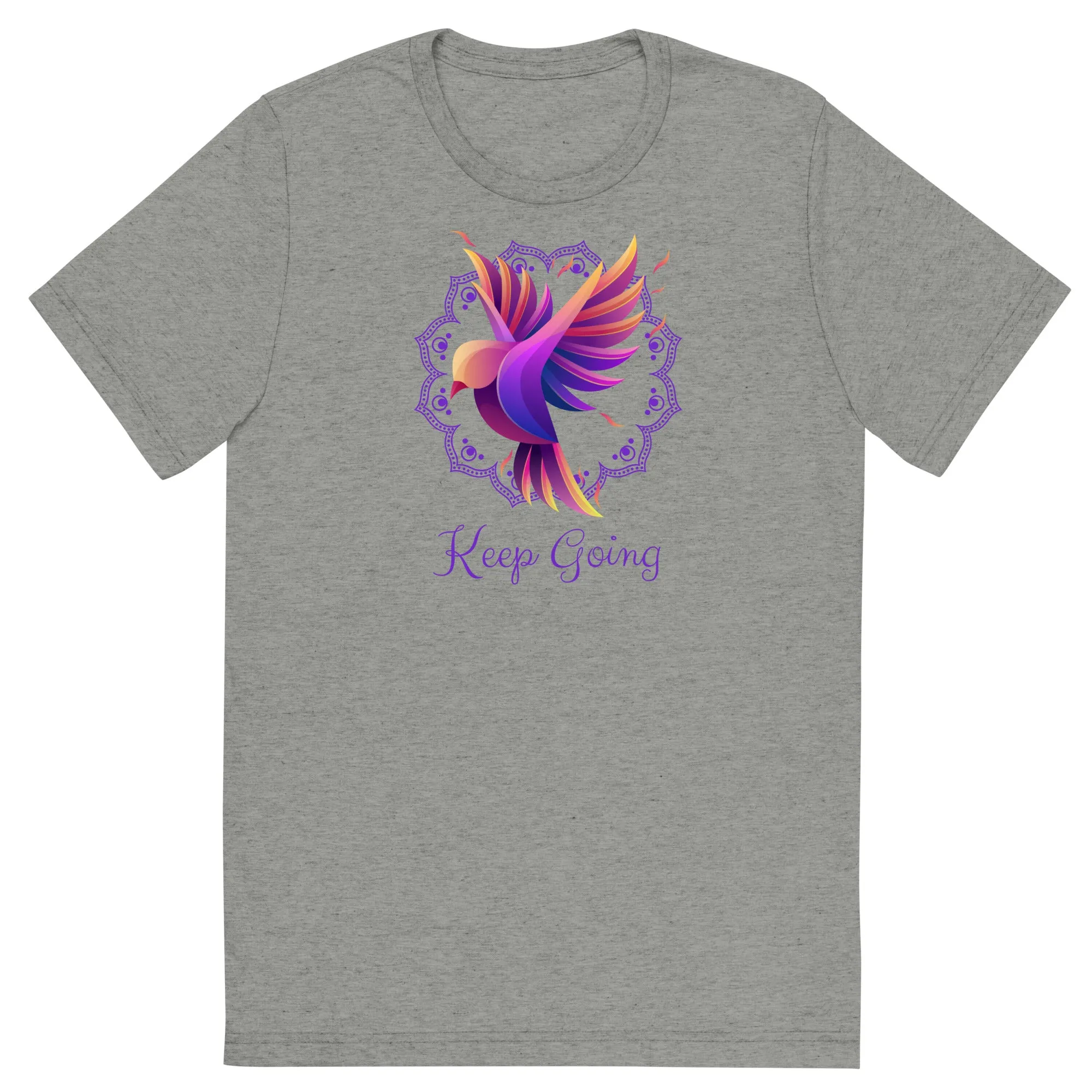 Keep Going Bird - Short sleeve t-shirt, comfy, soft, fitted look