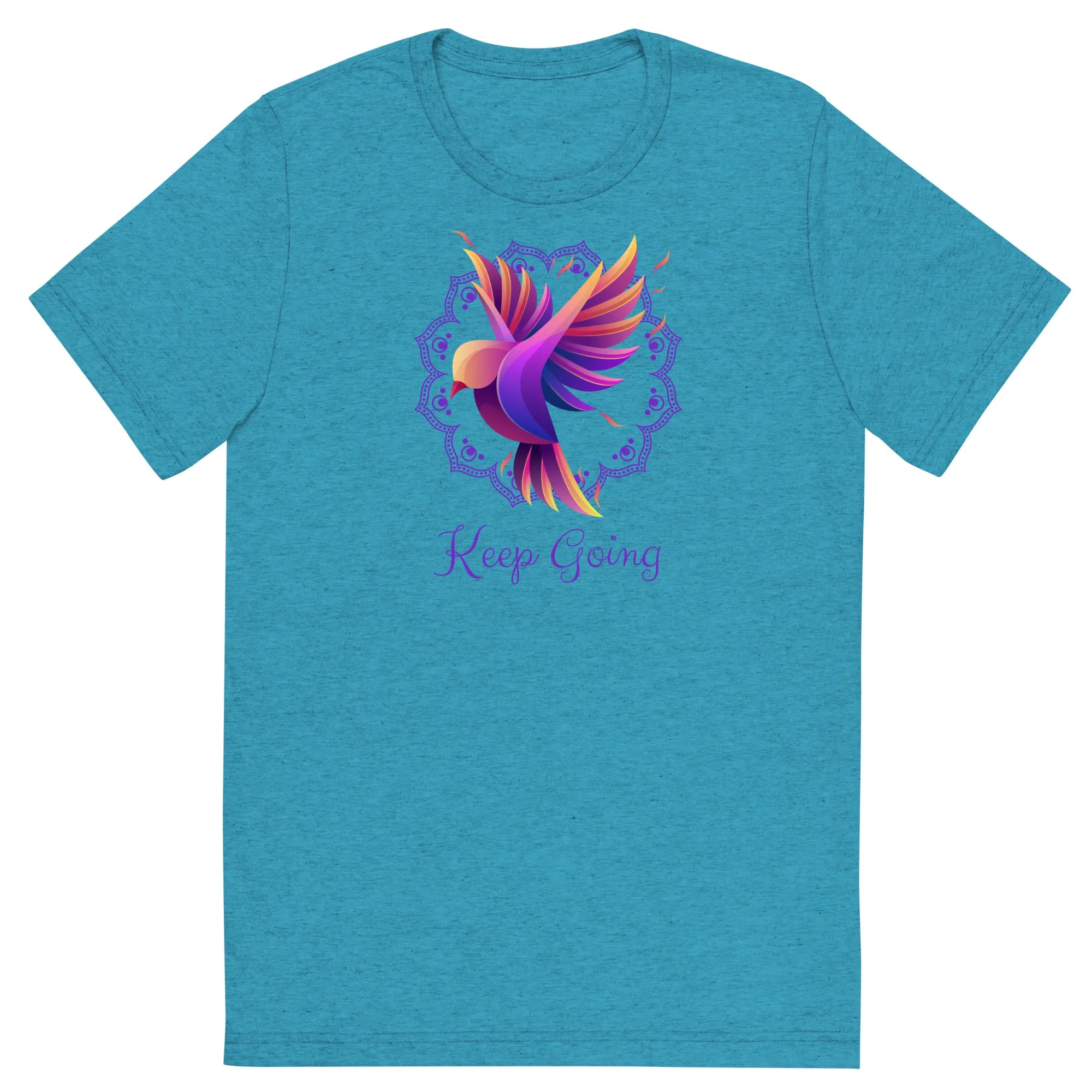 Keep Going Bird - Short sleeve t-shirt, comfy, soft, fitted look