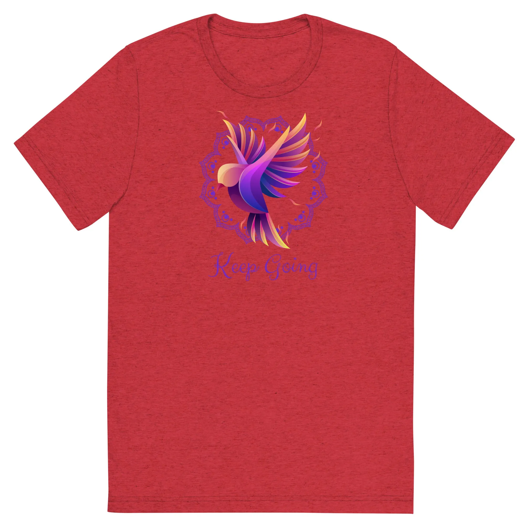 Keep Going Bird - Short sleeve t-shirt, comfy, soft, fitted look