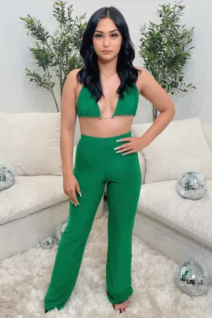 La Palma Pants Set (Green)