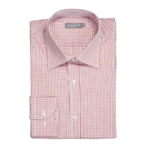 Mens Cotton Rich Red Check Shirt