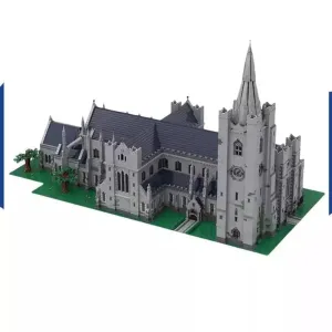 MOC  Compatible  59878PCS Customized MOC Modular St. Patrick's Cathedral Model Building Blocks Bricks   toys