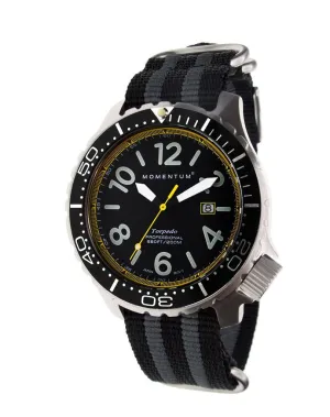 Momentum TORPEDO BLAST, SS, LRG, YELLOW, STRIPE WEB NATO NYLON BAND