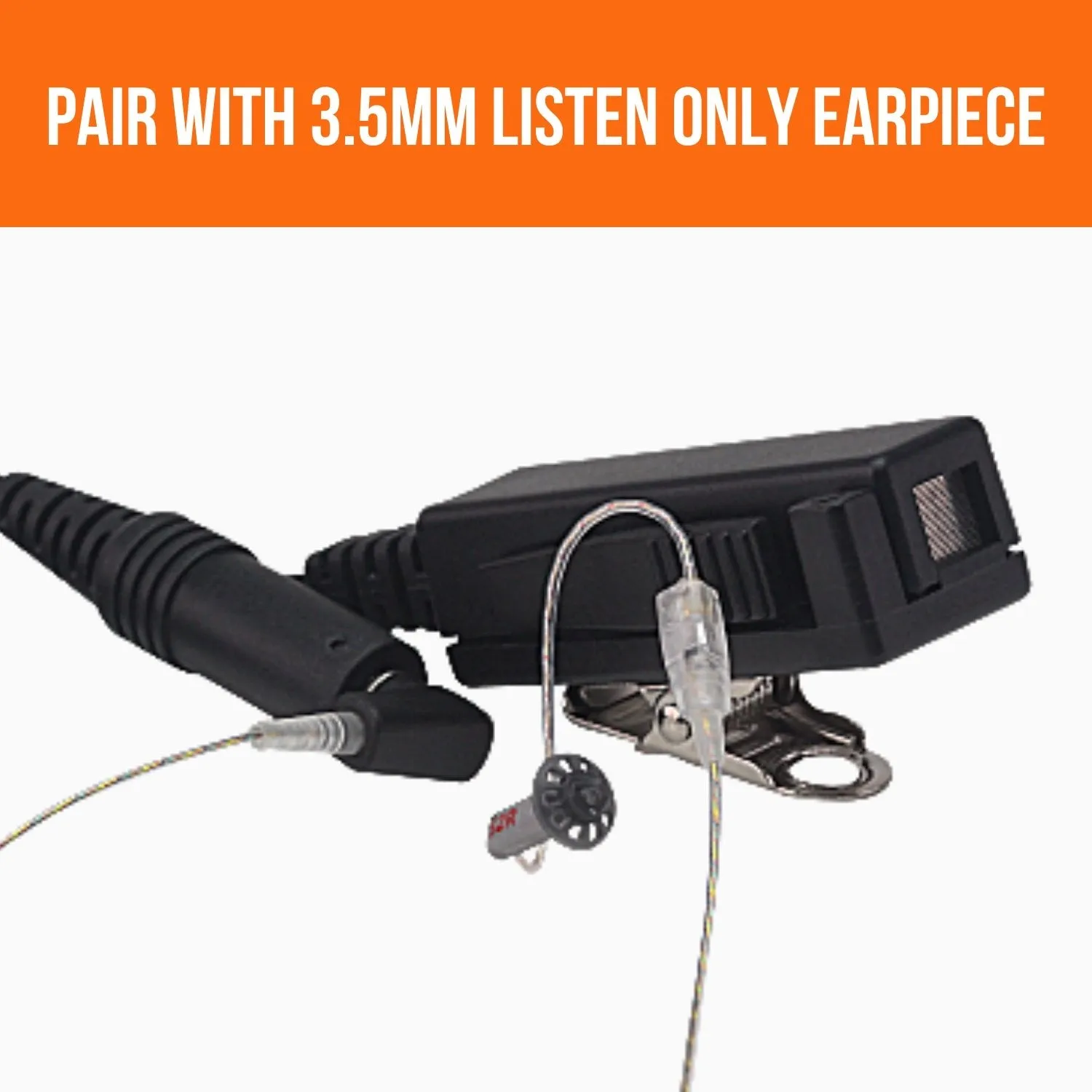 N-ear 2-Wire PTT Kit, Motorola XTS, 3.5mm Port