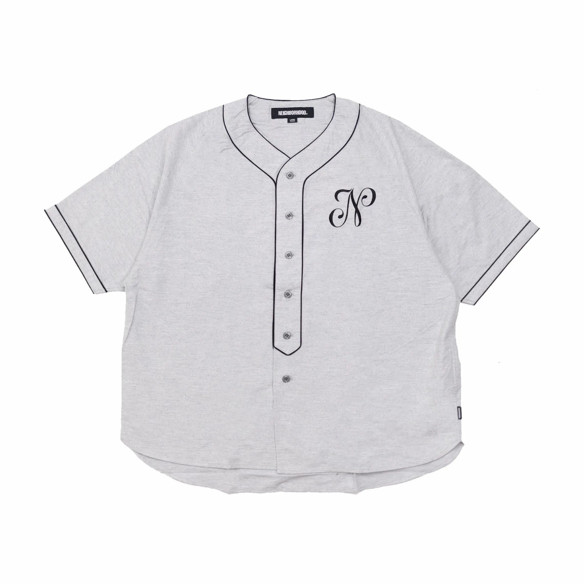 Neighborhood Baseball Shirt SS (Grey)