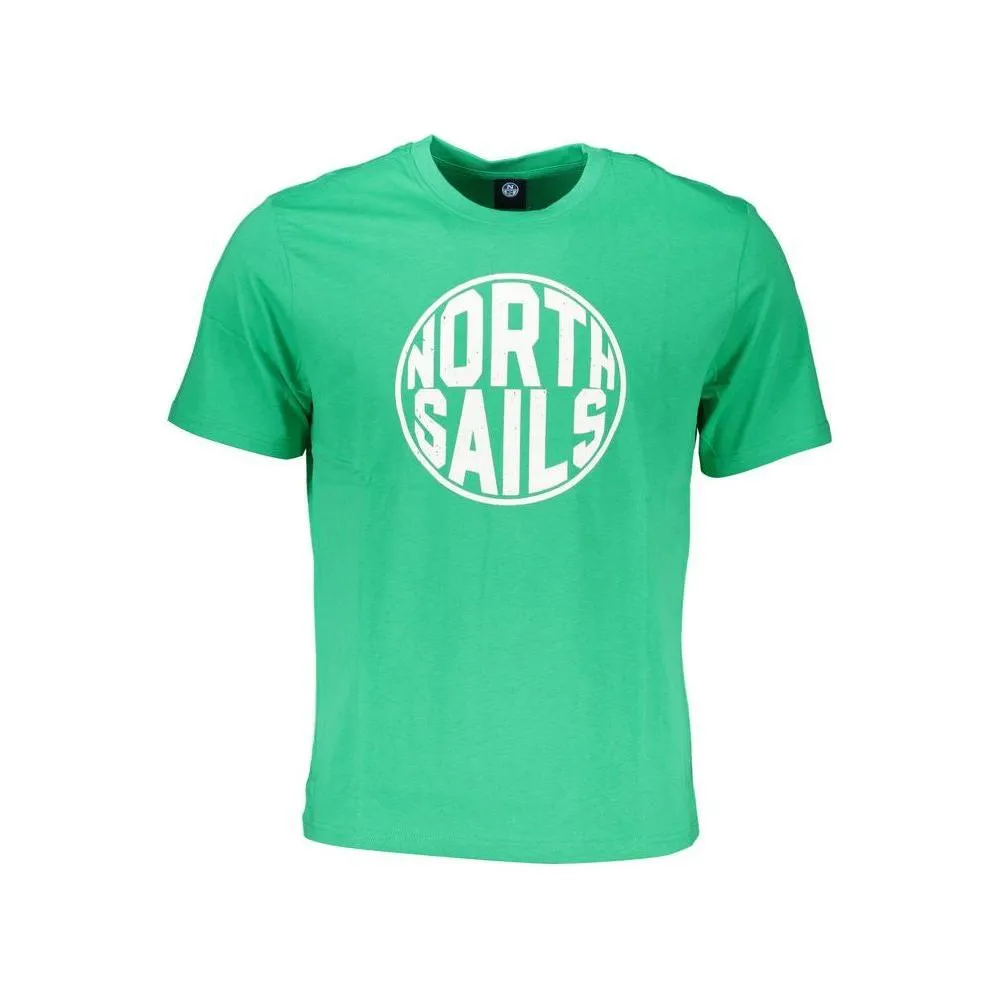 North Sails Green Cotton T-Shirt