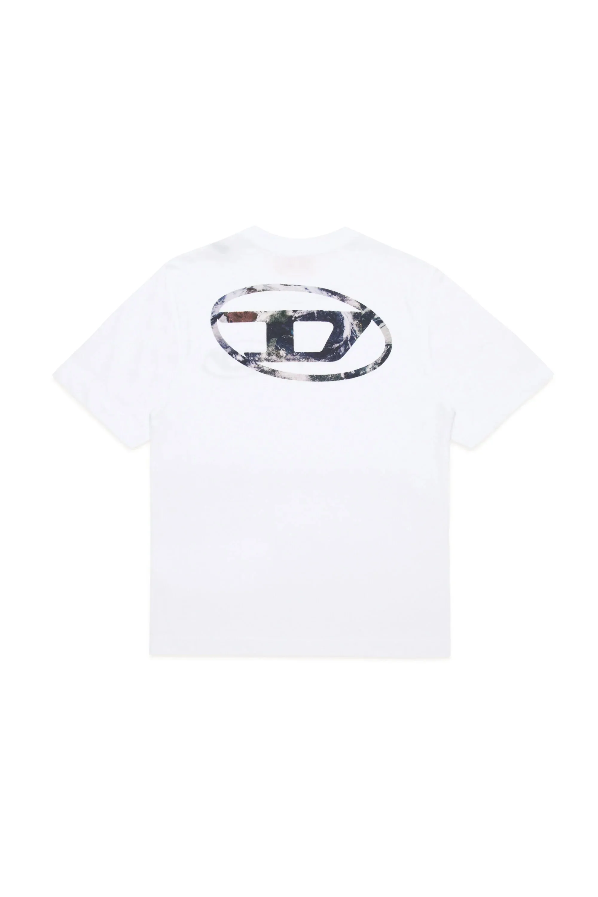 Oval D Planet Camou branded T-shirt (White) - DJ019990CATMK100