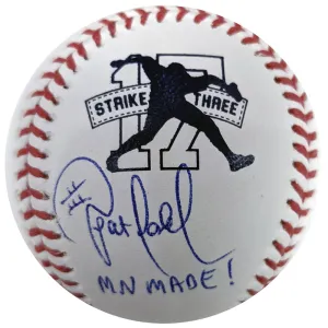 Pat Neshek Autographed Fan HQ Exclusive Nickname Series "MN Made" Baseball (Standard Number)