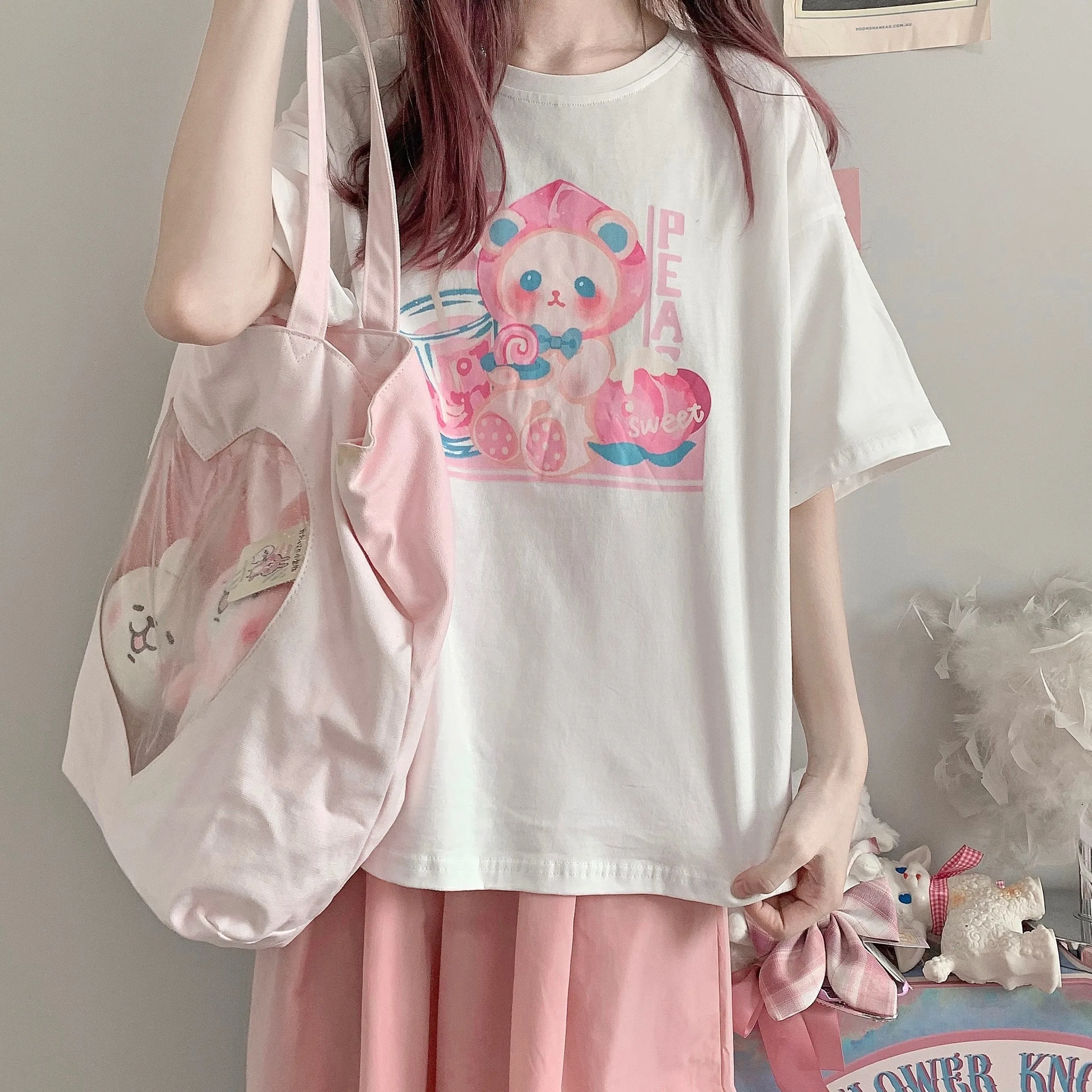 Peachy Baby Bear Tee