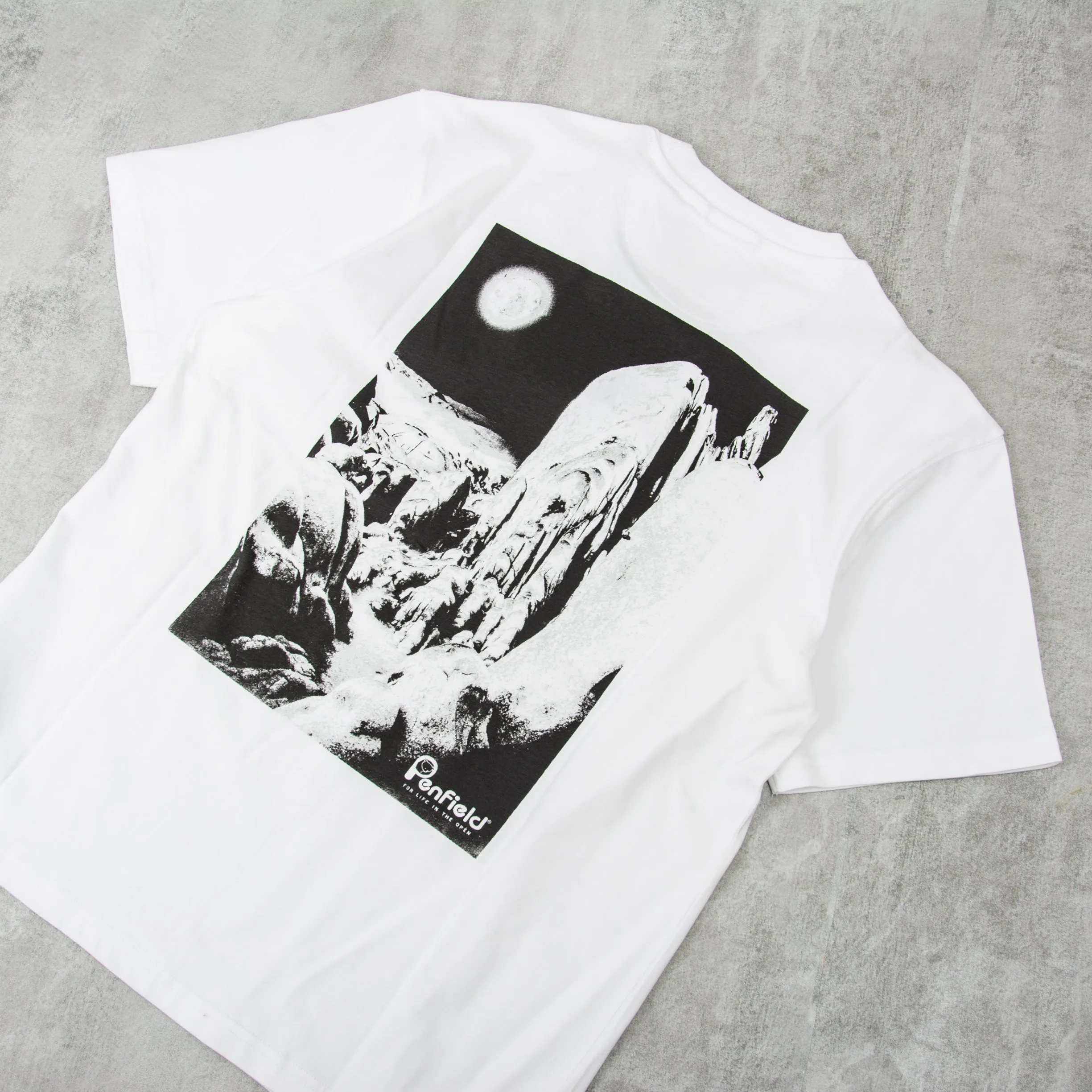 Penfield Valley Back Print Tee - Bright White