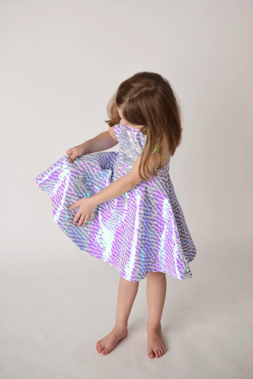 PERIWINKLE SPARKLE DRESS