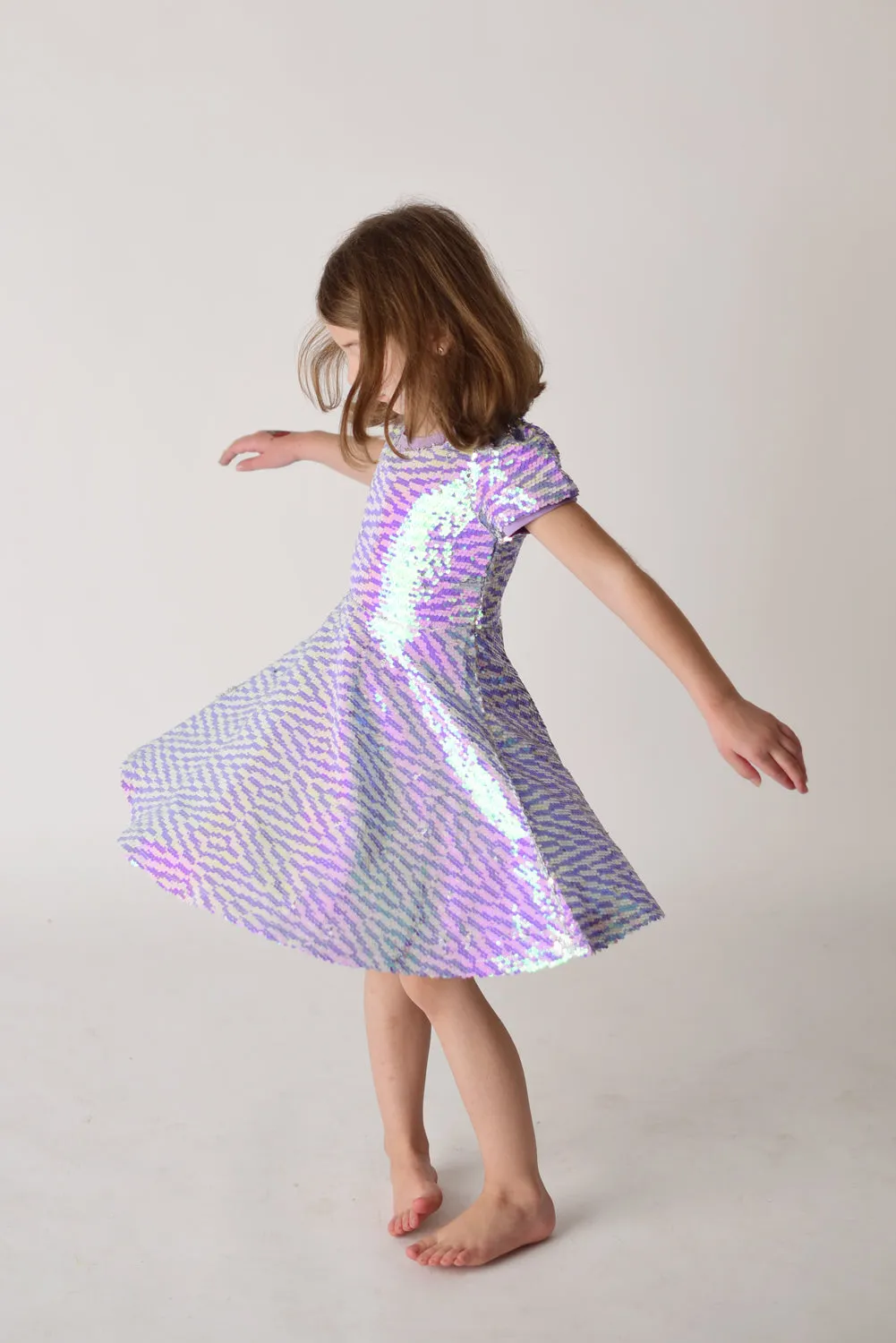 PERIWINKLE SPARKLE DRESS