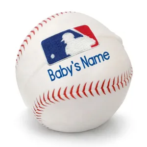 Personalized MLB Batter Plush Baseball