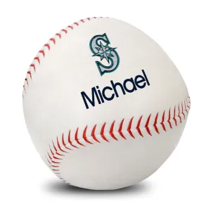 Personalized Seattle Mariners Plush Baseball