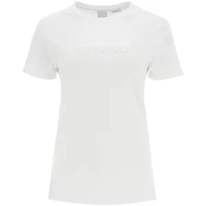 Pinko short-sleeved t-shirt with logo