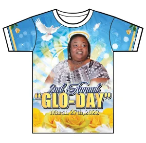 "Giving Flowers" Custom Designed Memorial 3D shirt