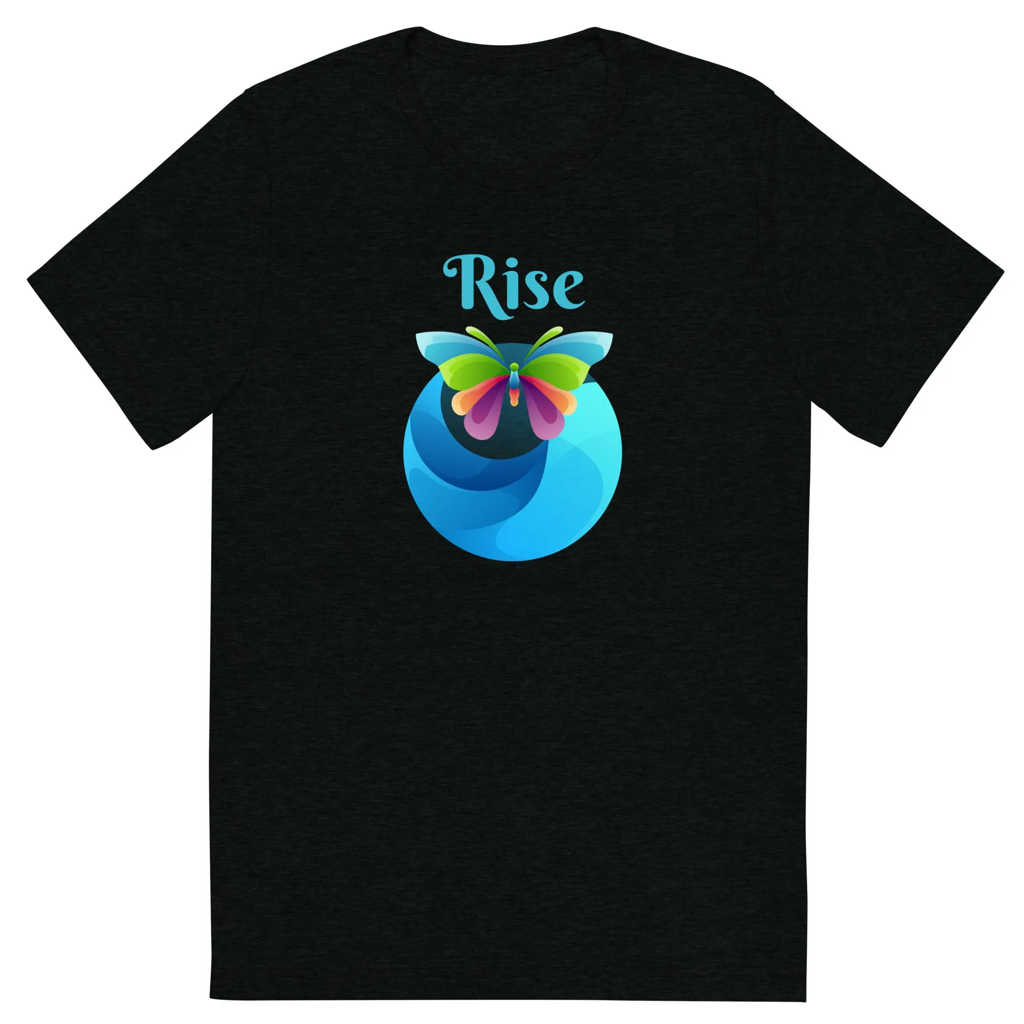 Rise Butterfly - Short sleeve t-shirt, comfy t-shirt, soft t-shirt, colorful t-shirt