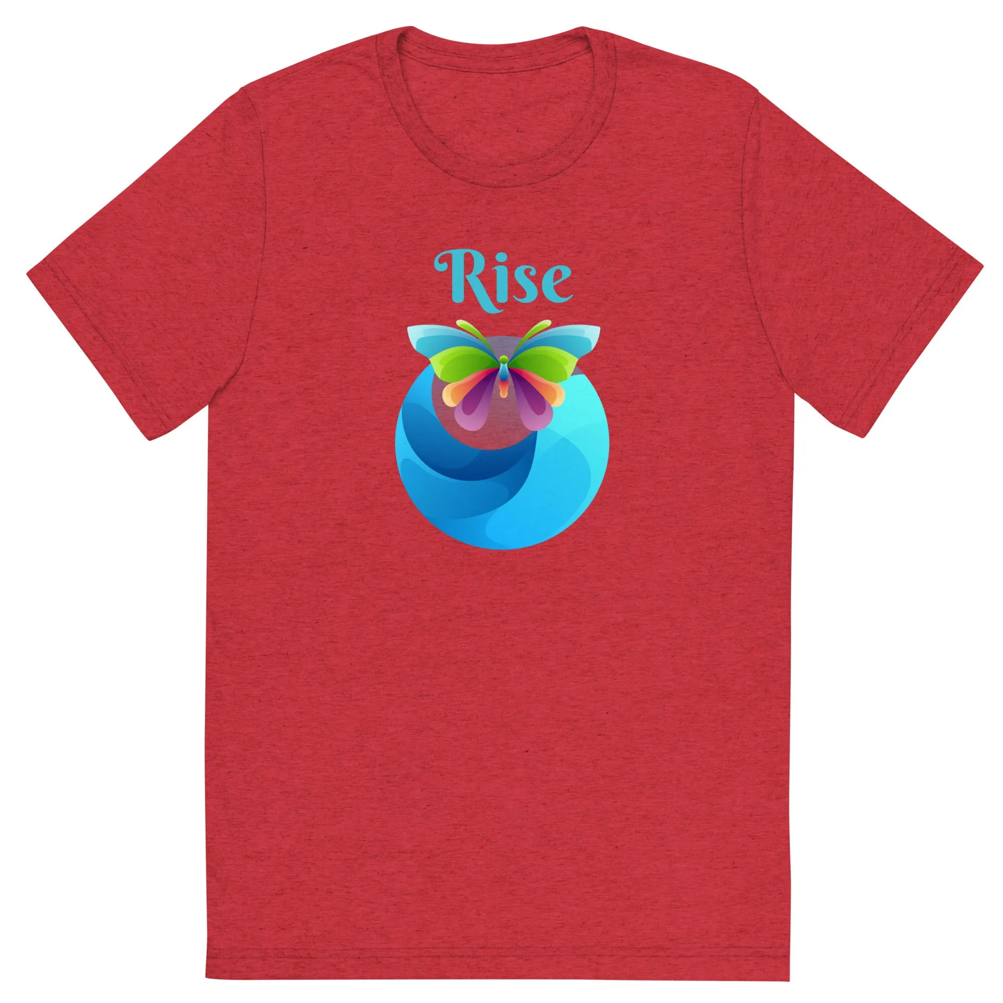 Rise Butterfly - Short sleeve t-shirt, comfy t-shirt, soft t-shirt, colorful t-shirt