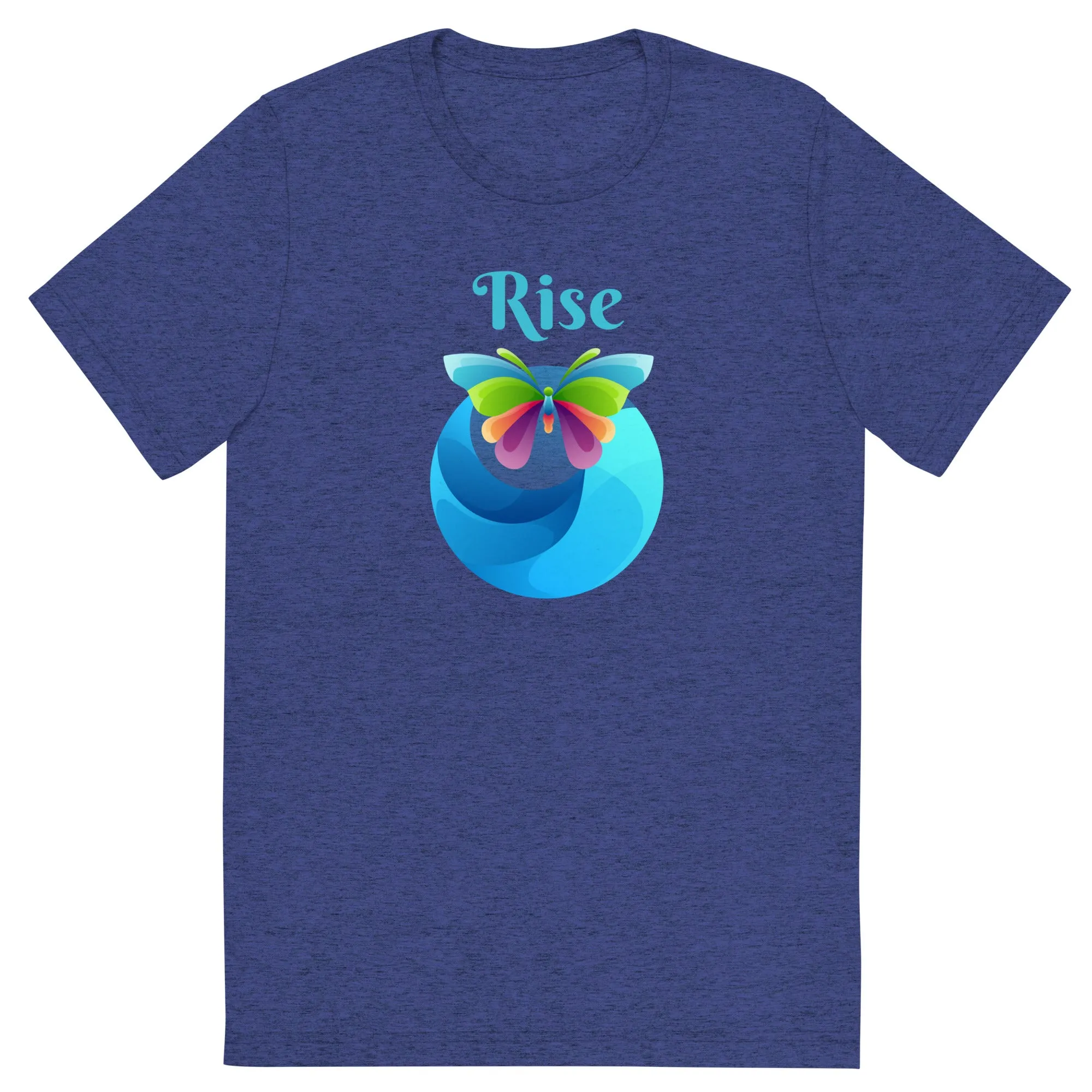 Rise Butterfly - Short sleeve t-shirt, comfy t-shirt, soft t-shirt, colorful t-shirt