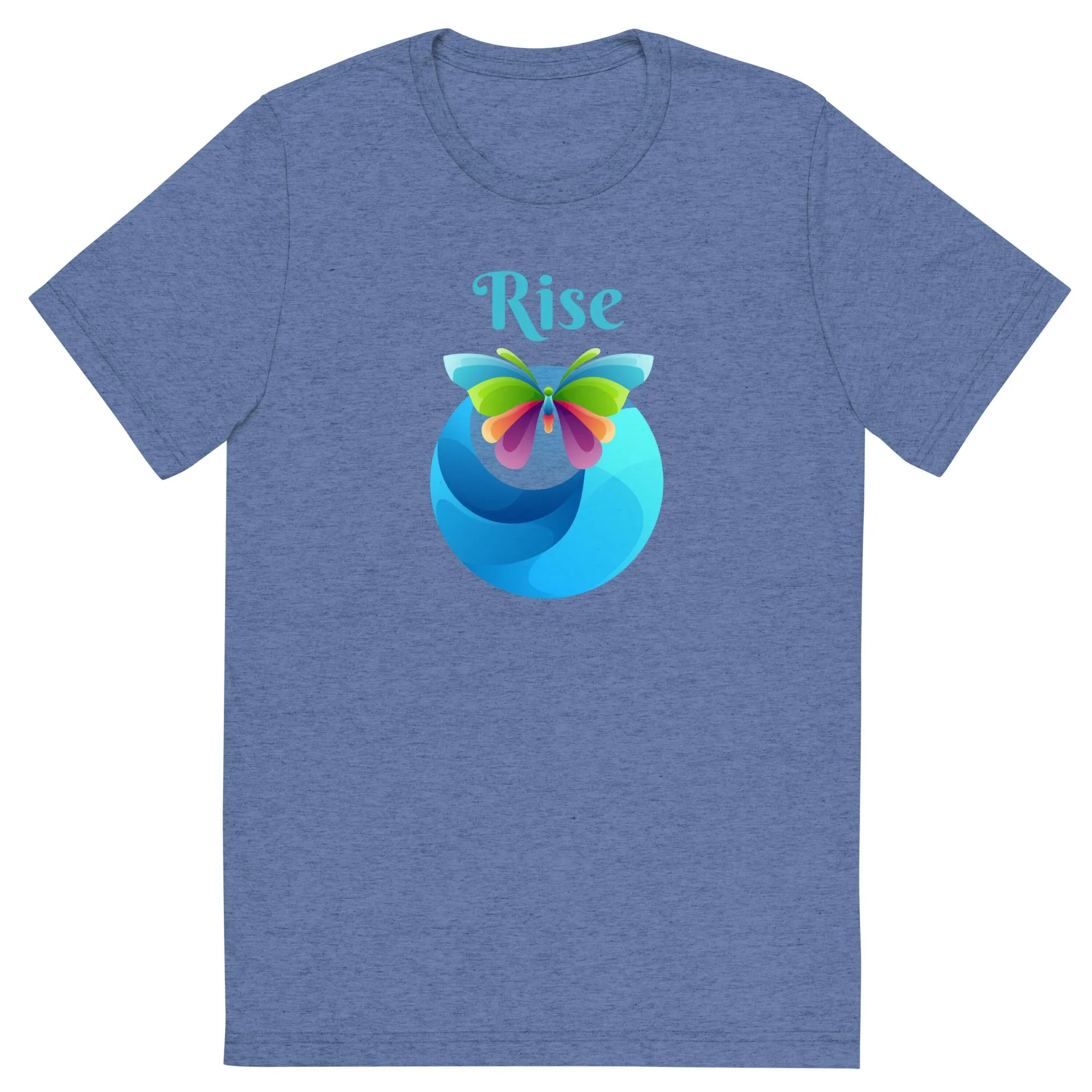 Rise Butterfly - Short sleeve t-shirt, comfy t-shirt, soft t-shirt, colorful t-shirt