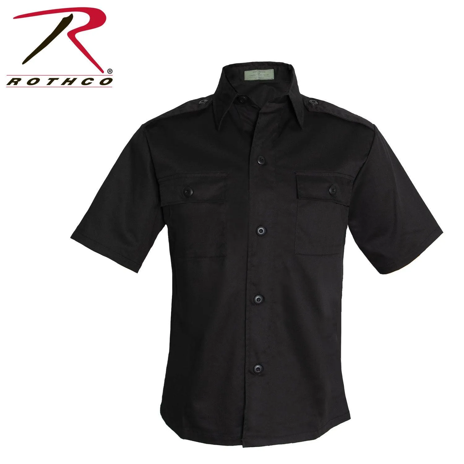 Rothco Short Sleeve Tactical Shirt - Black