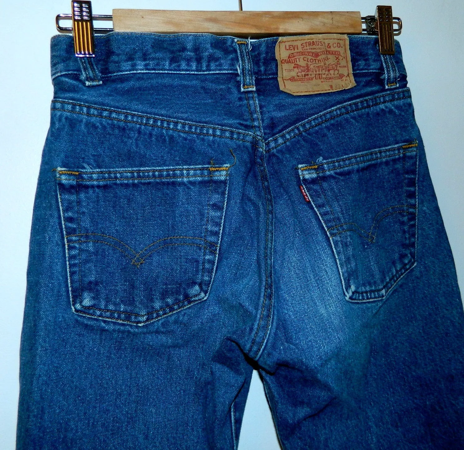 vintage 80s Levi's 501 jeans Shrink to Fit 1983 size 27