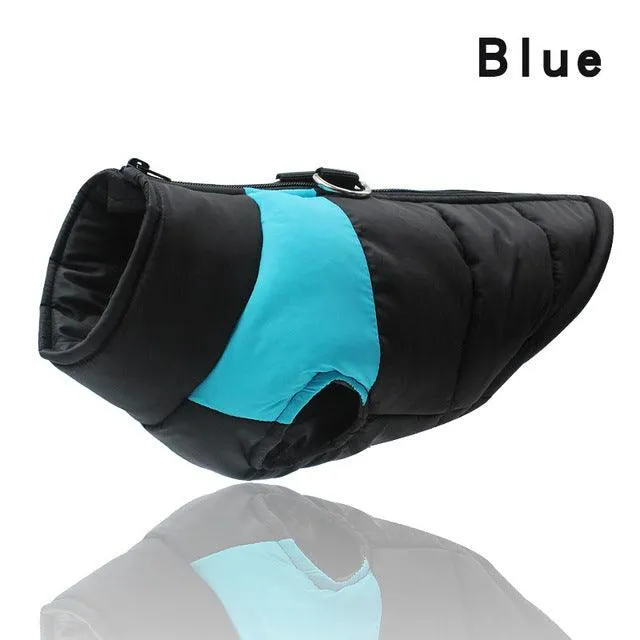 Waterproof Dog Zipper Jacket Coat for Small Medium Large Dogs