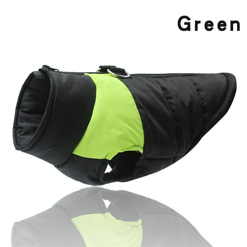 Waterproof Dog Zipper Jacket Coat for Small Medium Large Dogs