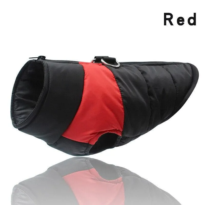 Waterproof Dog Zipper Jacket Coat for Small Medium Large Dogs