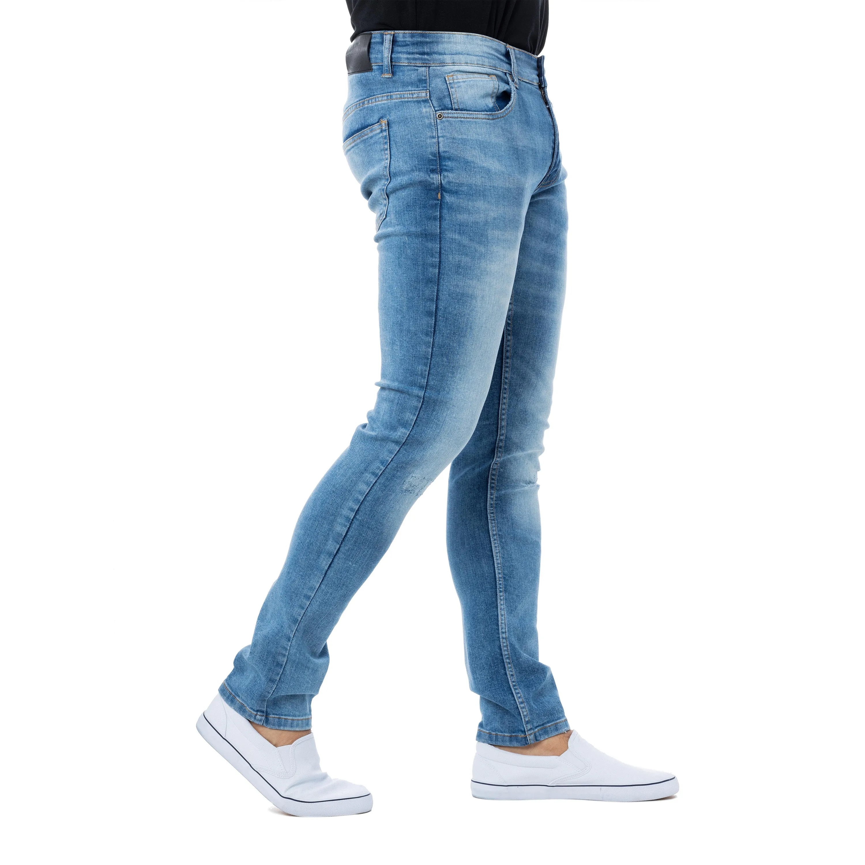 X RAY Men's Superflex Slim Fit Wash Denim Jeans